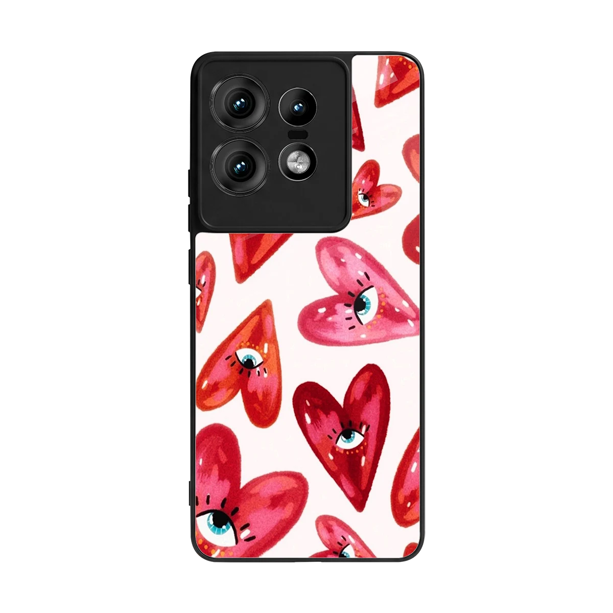 Lash Love back phone cover | glass case for motorola edge 50 pro