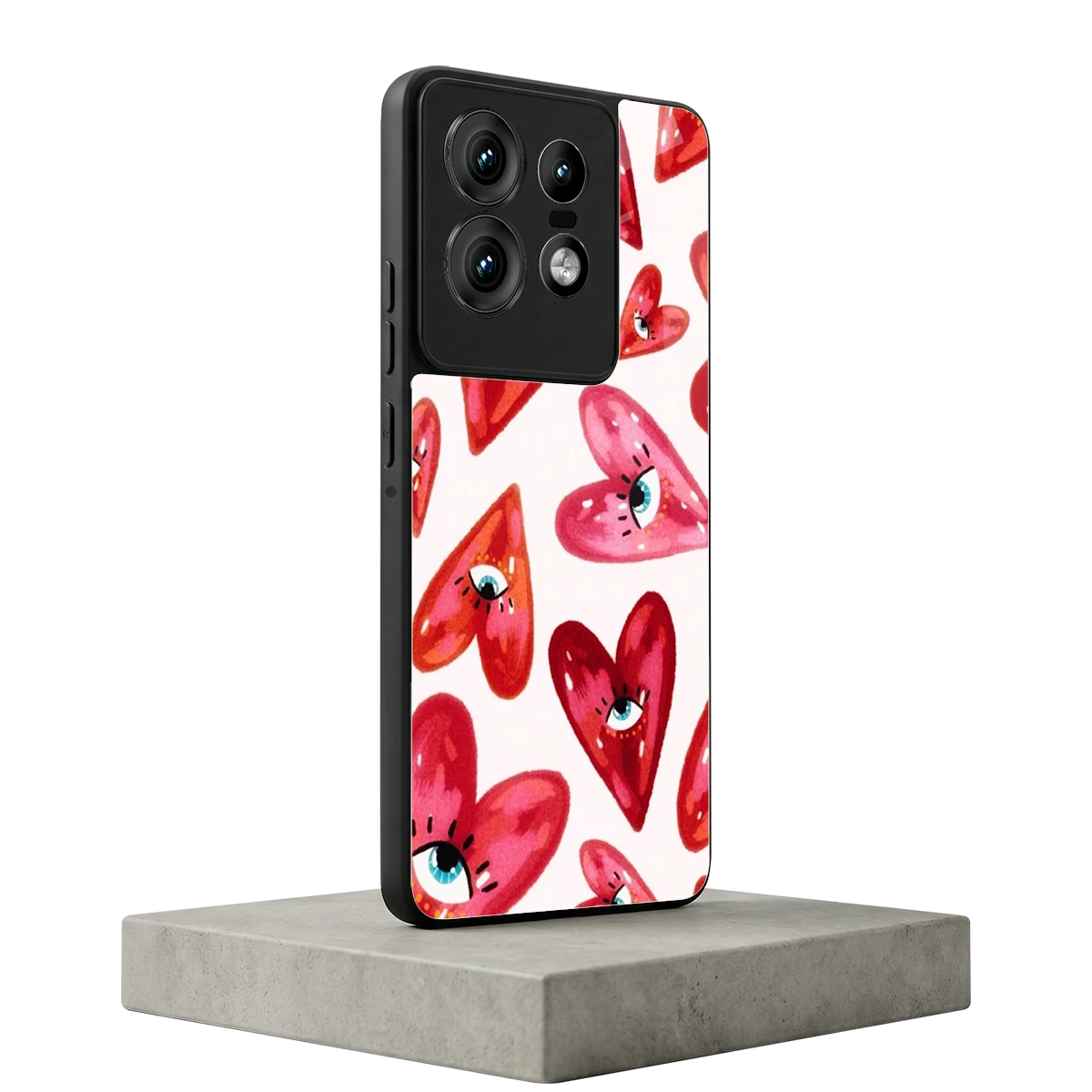 Lash Love motorola edge 50 pro mobile cover | shockproof glass phone case