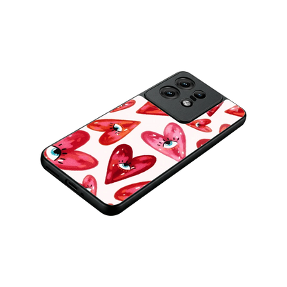Lash Love stylish phone case for motorola edge 50 pro | glossy glass and slim fit