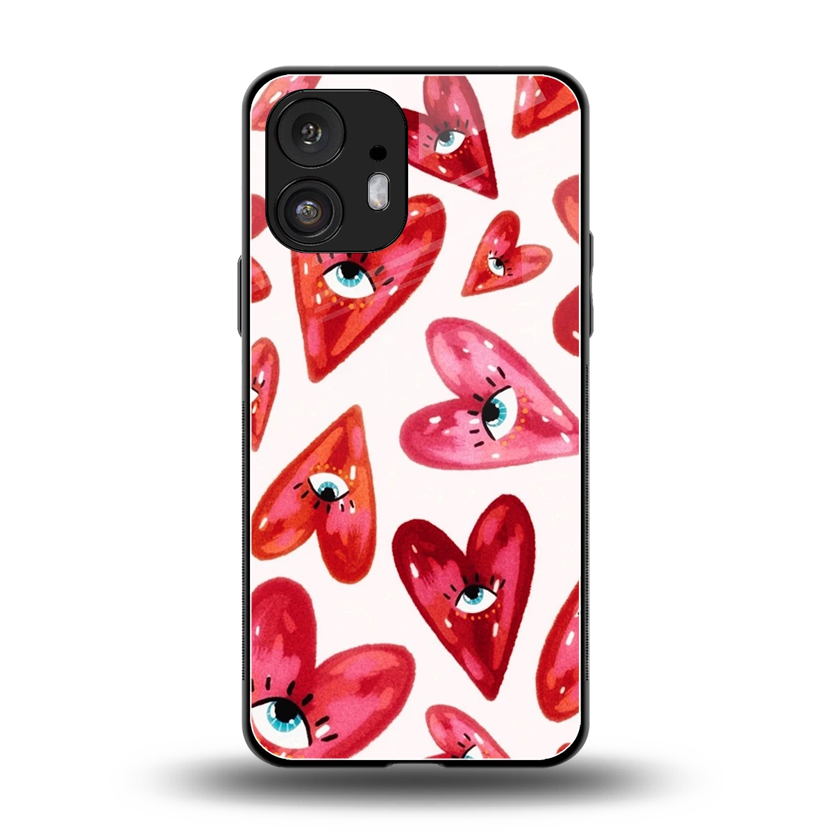 Lash Love back phone cover | glass case for nothing phone 2