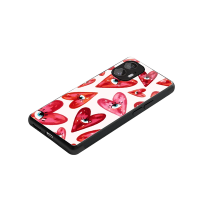 Lash Love stylish phone case for nothing phone 2 | glossy glass and slim fit