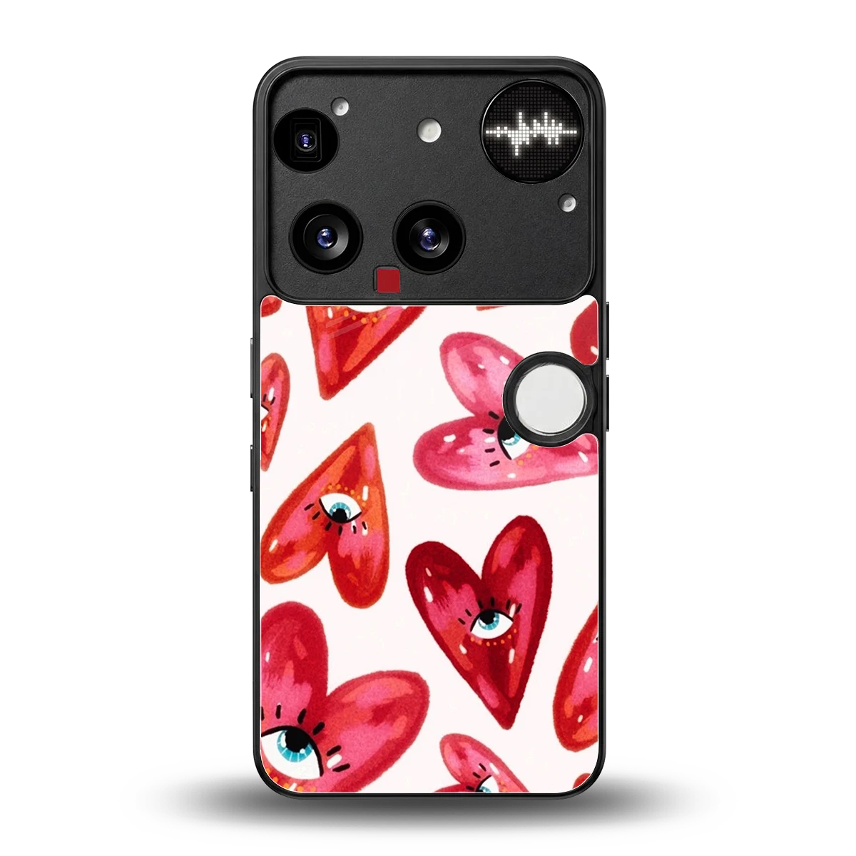 Lash Love back phone cover | glass case for nothing phone 3
