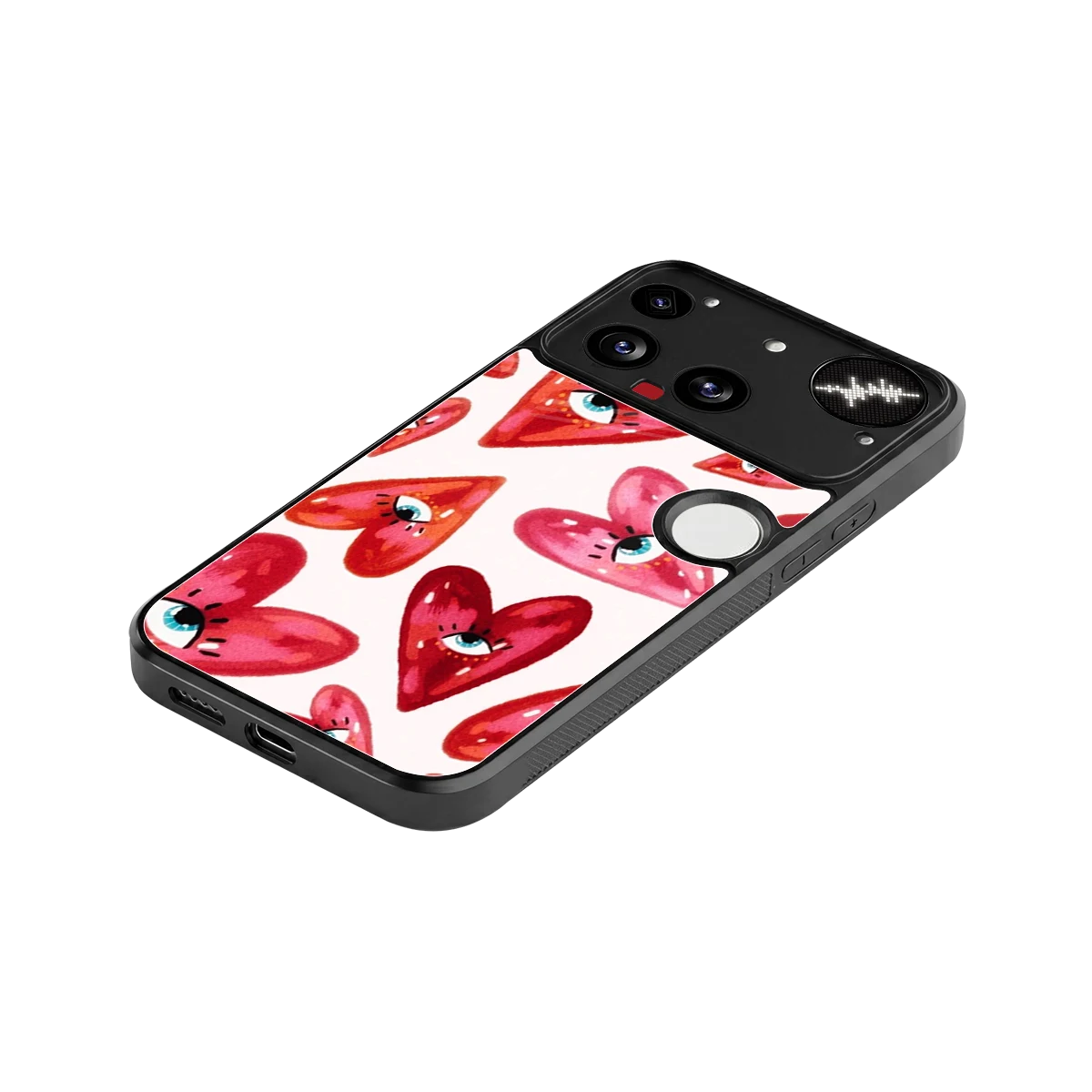 Lash Love stylish phone case for nothing phone 3 | glossy glass and slim fit