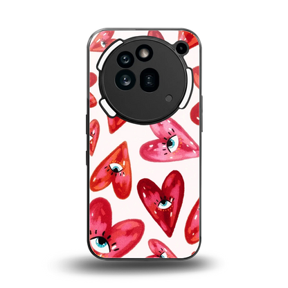Lash Love back phone cover | glass case for nothing phone 3a pro