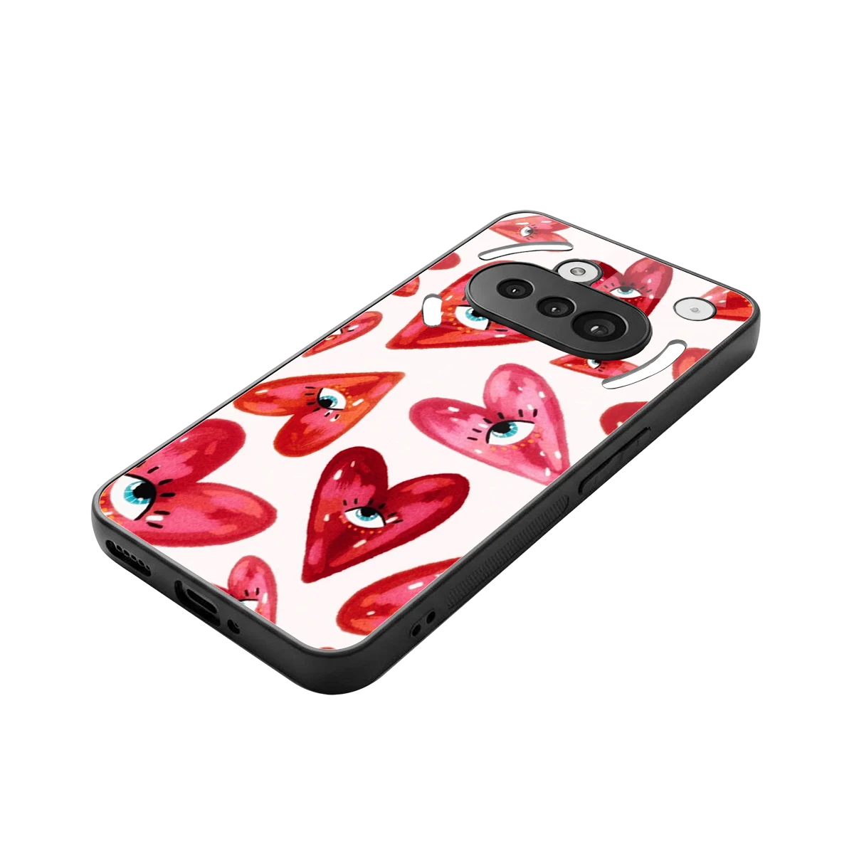 Lash Love stylish phone case for nothing phone 3a | glossy glass and slim fit