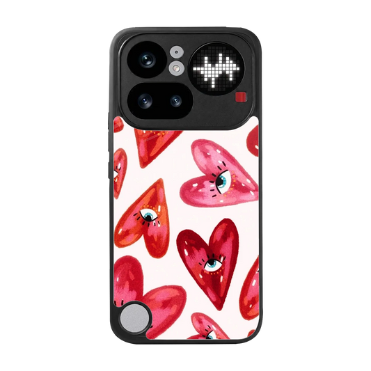 Lash Love back phone cover | glass case for nothing phone 4a pro