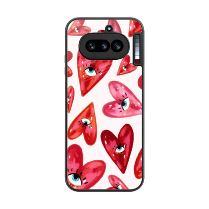 Lash Love back phone cover | glass case for nothing phone 4a