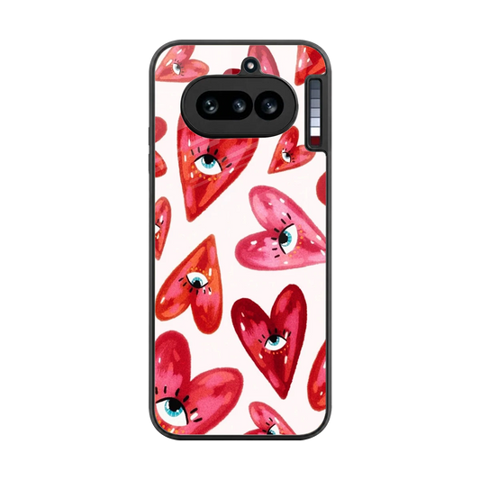 Lash Love back phone cover | glass case for nothing phone 4a