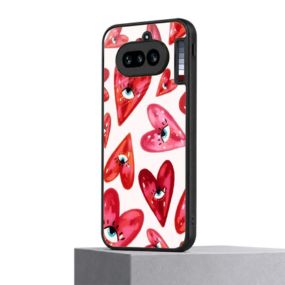 Lash Love nothing phone 4a mobile cover | shockproof glass phone case