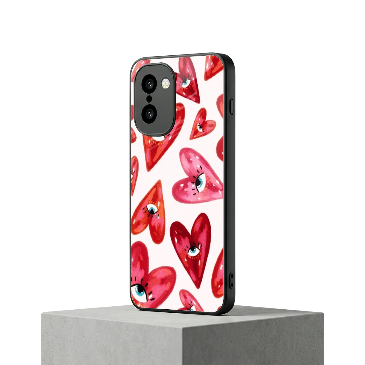 Lash Love oneplus 15r mobile cover | shockproof glass phone case
