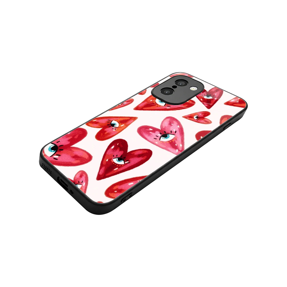 Lash Love stylish phone case for oneplus 15r | glossy glass and slim fit