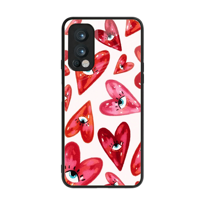 Lash Love back phone cover | glass case for oneplus nord 2