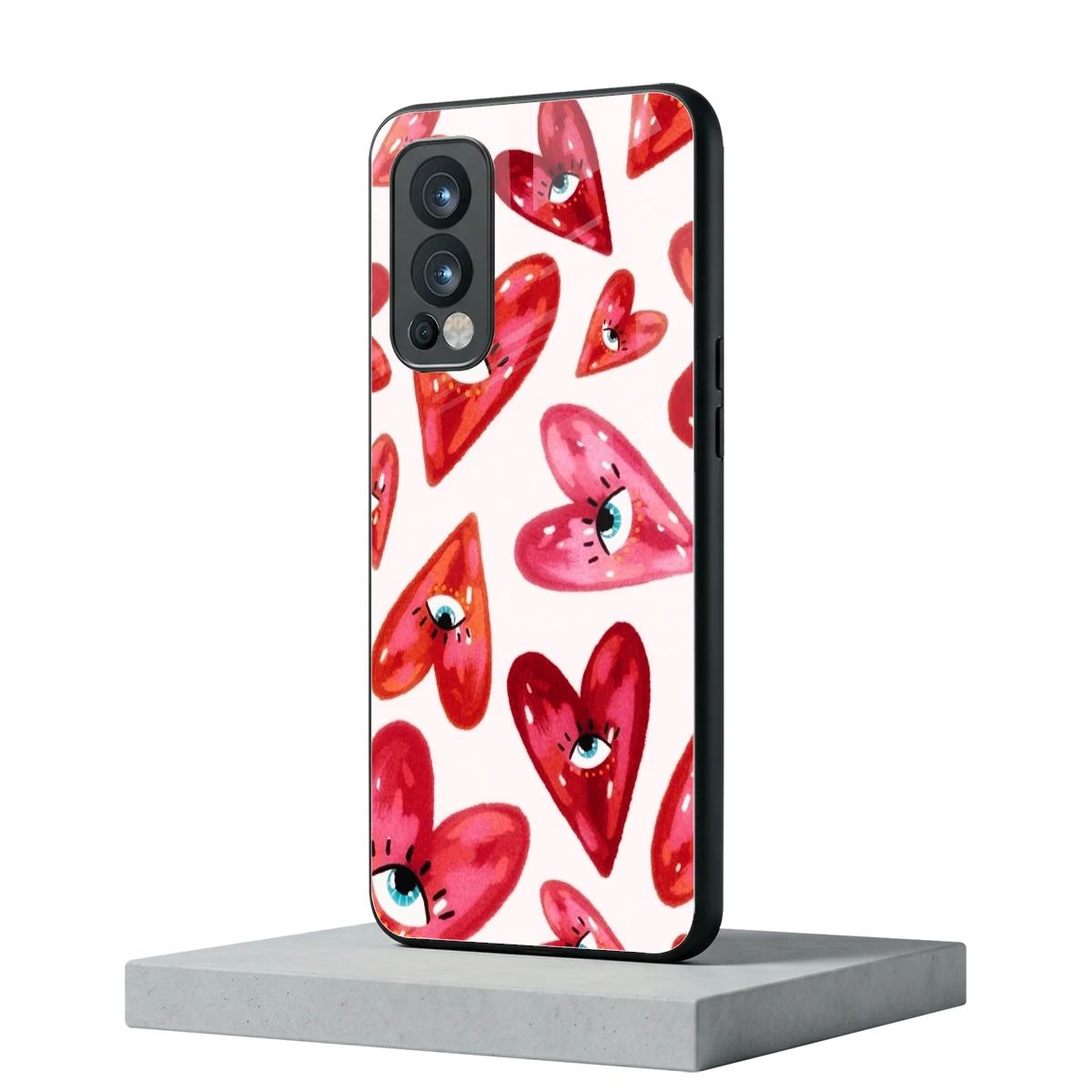 Lash Love oneplus nord 2 mobile cover | shockproof glass phone case