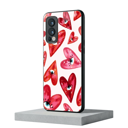 Lash Love oneplus nord 2 mobile cover | shockproof glass phone case