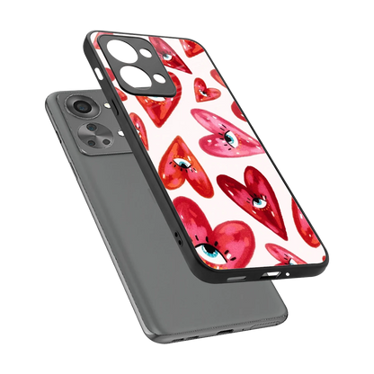 Lash Love sleek oneplus nord 2t cover with tempered glass back and TPU edges
