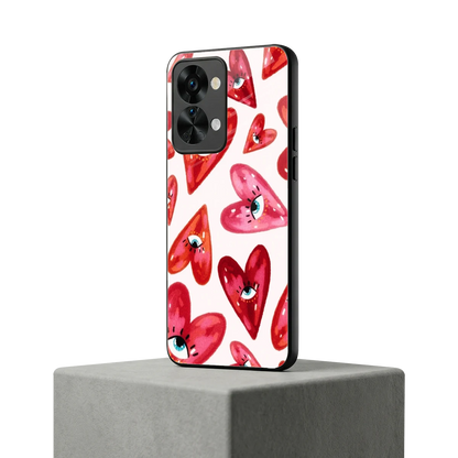 Lash Love oneplus nord 2t mobile cover | shockproof glass phone case