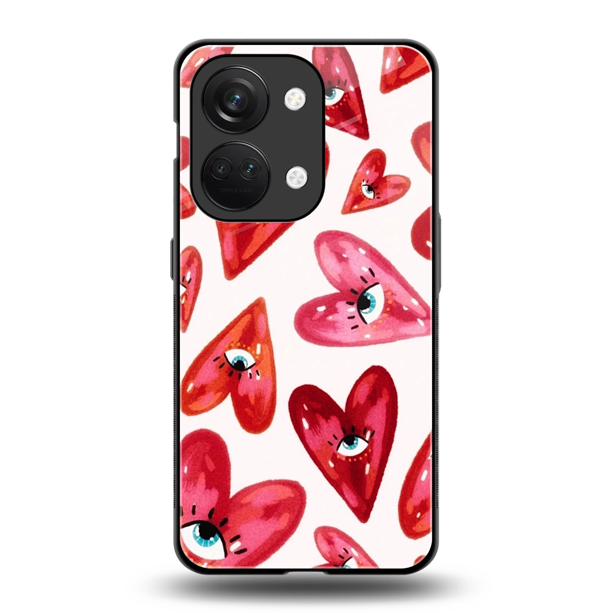 Lash Love back phone cover | glass case for oneplus nord 3