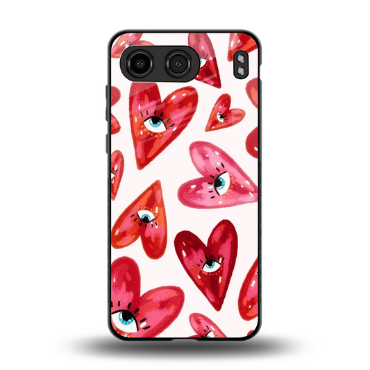 Lash Love back phone cover | glass case for oneplus nord 4