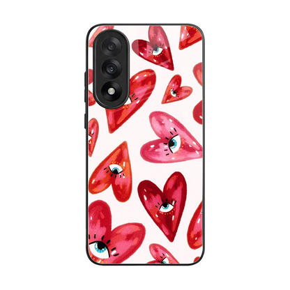 Lash Love back phone cover | glass case for oneplus nord 5