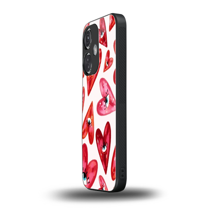 Lash Love oneplus nord ce 3 mobile cover | shockproof glass phone case