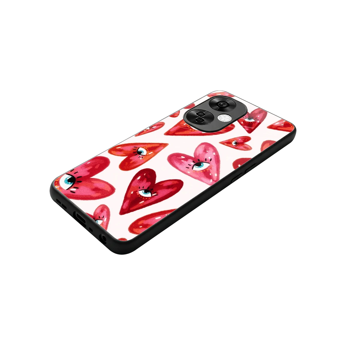 Lash Love stylish phone case for oneplus nord ce 3 lite | glossy glass and slim fit