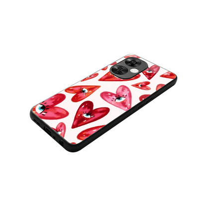 Lash Love stylish phone case for oneplus nord ce 3 lite | glossy glass and slim fit