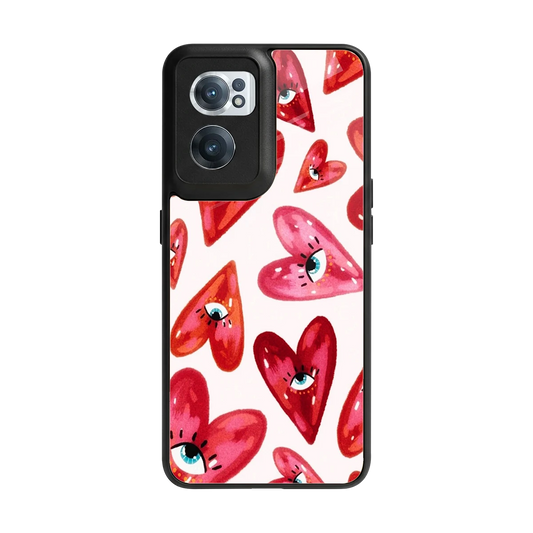 Lash Love back phone cover | glass case for oneplus nord ce 2