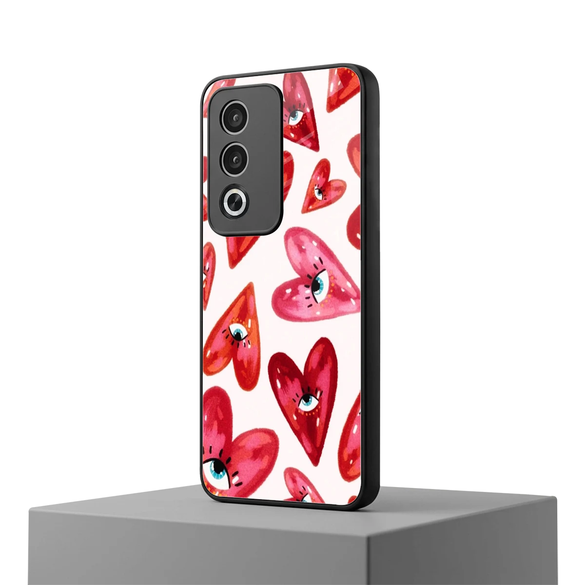 Lash Love oppo a3 pro mobile cover | shockproof glass phone case