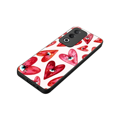 Lash Love stylish phone case for oppo a3 pro | glossy glass and slim fit