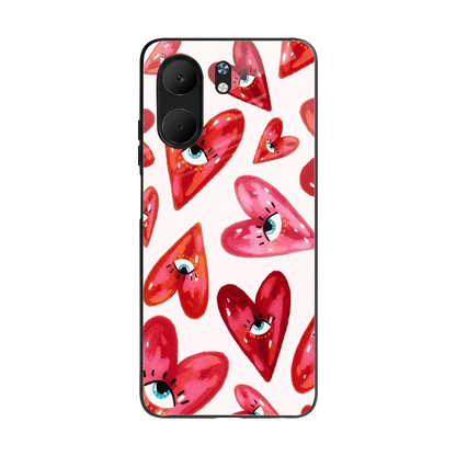 Lash Love back phone cover | glass case for oppo a5x 5g