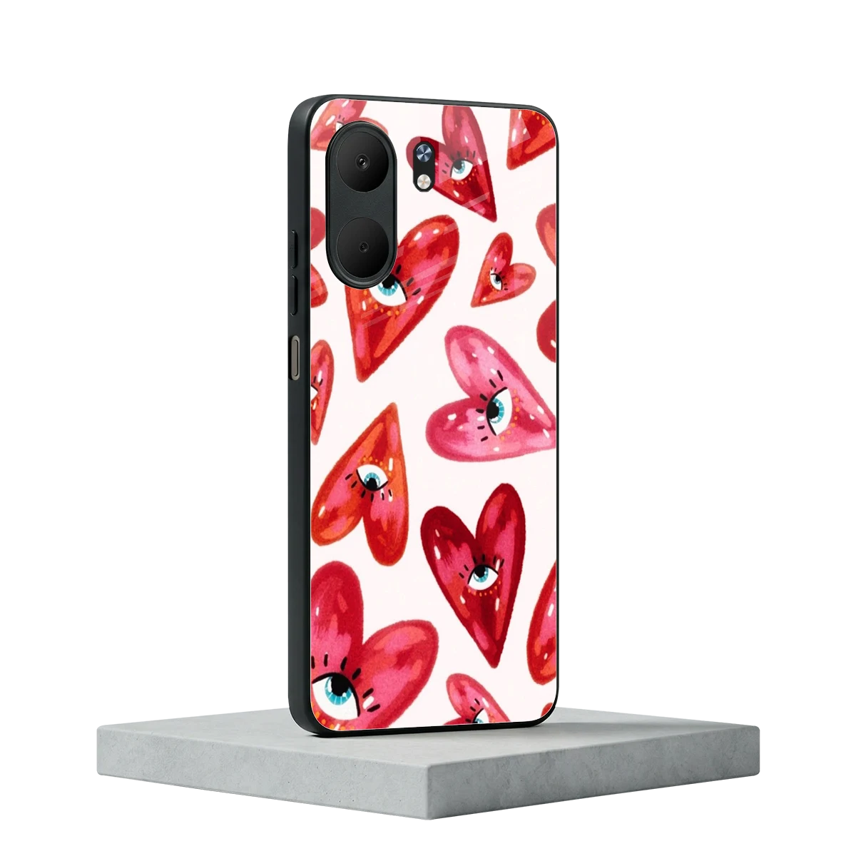 Lash Love oppo a5x 5g mobile cover | shockproof glass phone case