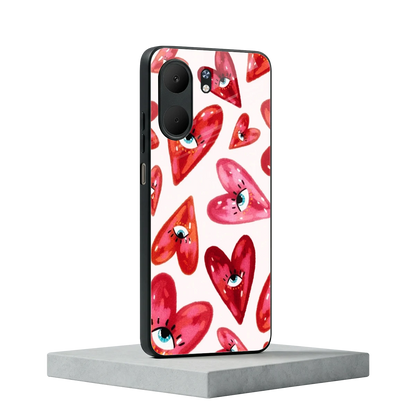 Lash Love oppo a5x 5g mobile cover | shockproof glass phone case