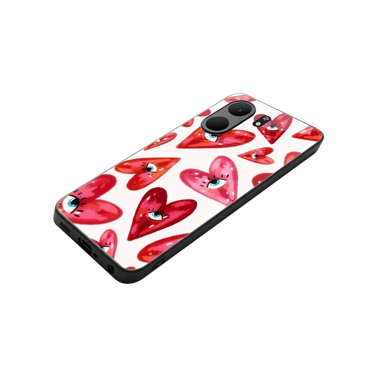 Lash Love stylish phone case for oppo a5x 5g | glossy glass and slim fit