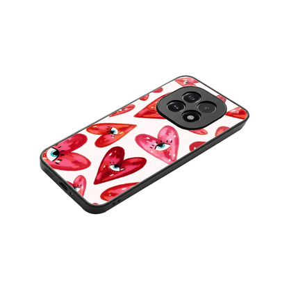 Lash Love stylish phone case for oppo f29 5g | glossy glass and slim fit