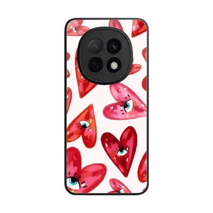 Lash Love back phone cover | glass case for oppo f29 pro 5g