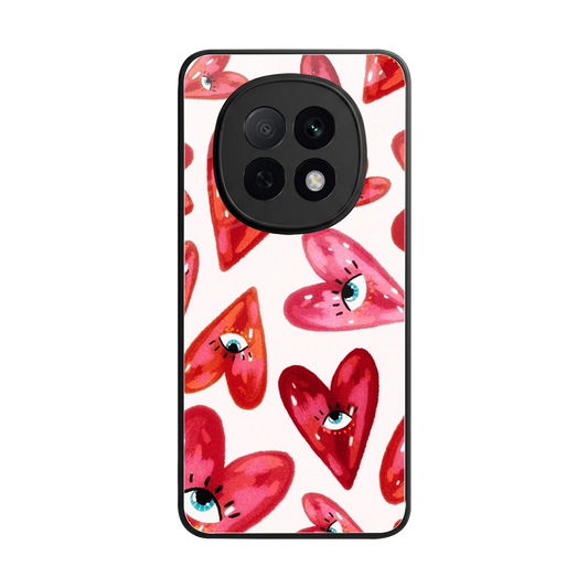 Lash Love back phone cover | glass case for oppo f29 pro 5g