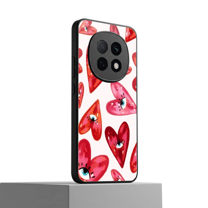 Lash Love oppo f29 pro 5g mobile cover | shockproof glass phone case