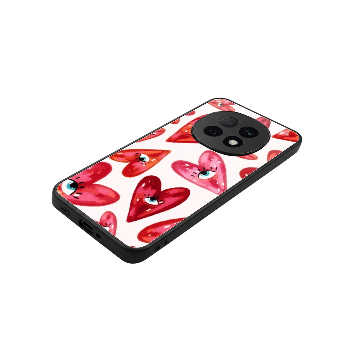 Lash Love stylish phone case for oppo f29 pro 5g | glossy glass and slim fit