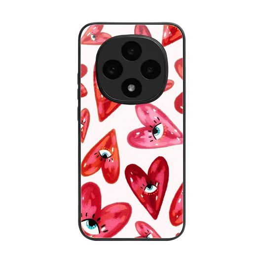 Lash Love back phone cover | glass case for oppo f31 pro 5g