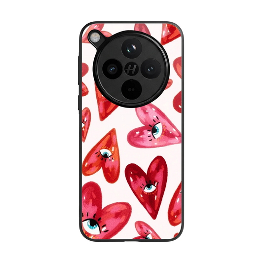 Lash Love back phone cover | glass case for oppo find x8