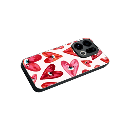 Lash Love stylish phone case for oppo find x9 | glossy glass and slim fit