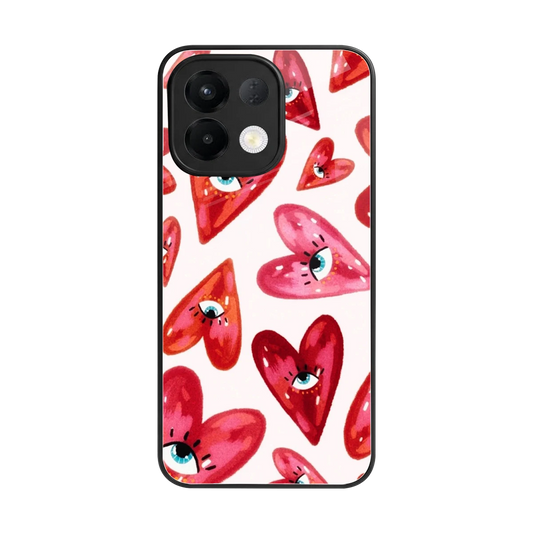 Lash Love back phone cover | glass case for oppo k13 5g