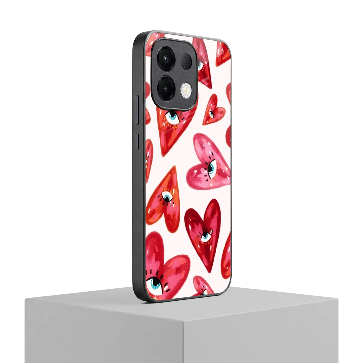Lash Love oppo k13 5g mobile cover | shockproof glass phone case