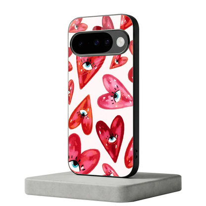 Lash Love google pixel 10 mobile cover | shockproof glass phone case