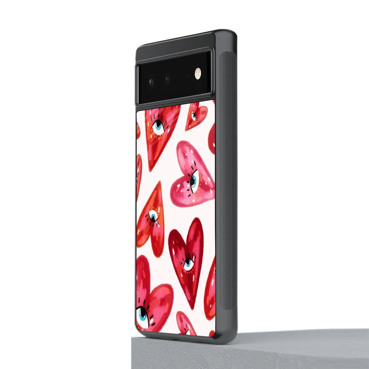 Lash Love stylish phone case for google pixel 6 | glossy glass and slim fit