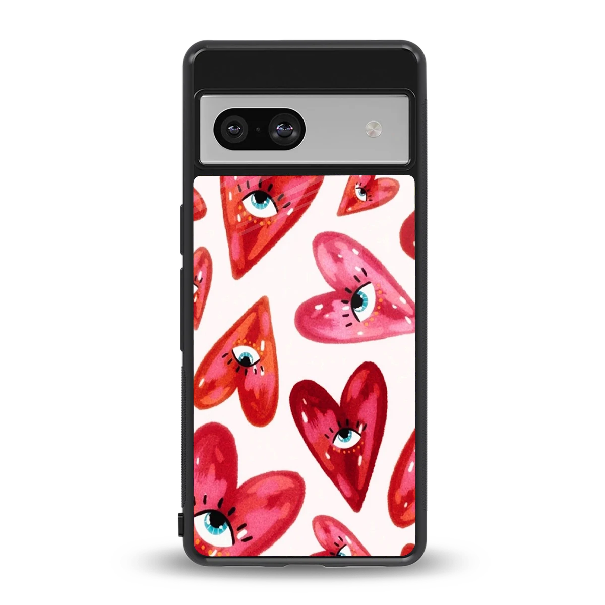 Lash Love back phone cover | glass case for google pixel 7a