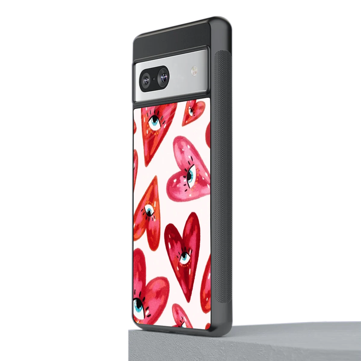 Lash Love stylish phone case for google pixel 7a | glossy glass and slim fit