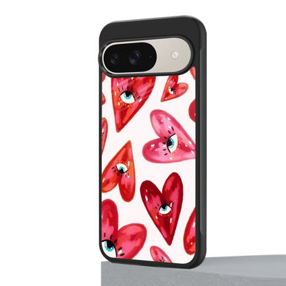 Lash Love google pixel 9 mobile cover | shockproof glass phone case