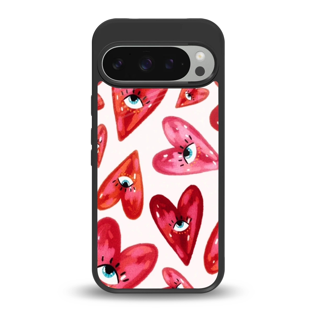 Lash Love back phone cover | glass case for google pixel 9 pro