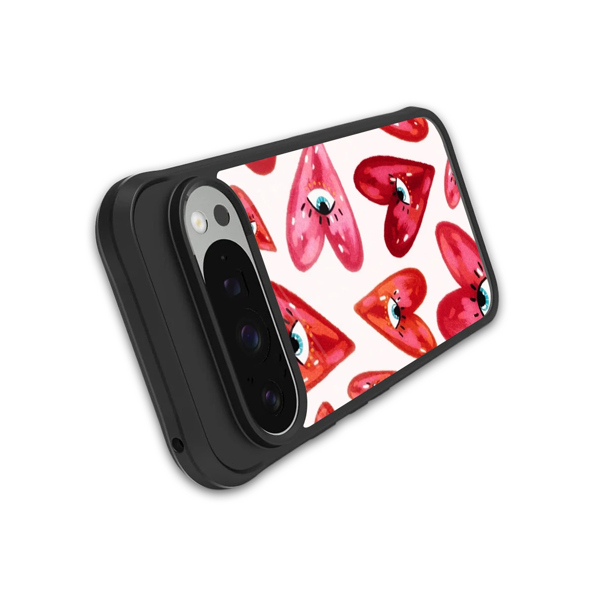 Lash Love stylish phone case for google pixel 9 pro | glossy glass and slim fit